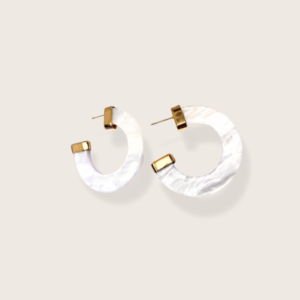 Boucles d’oreilles Nacré