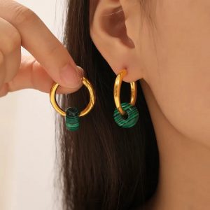 Boucles d’oreilles Minérale
