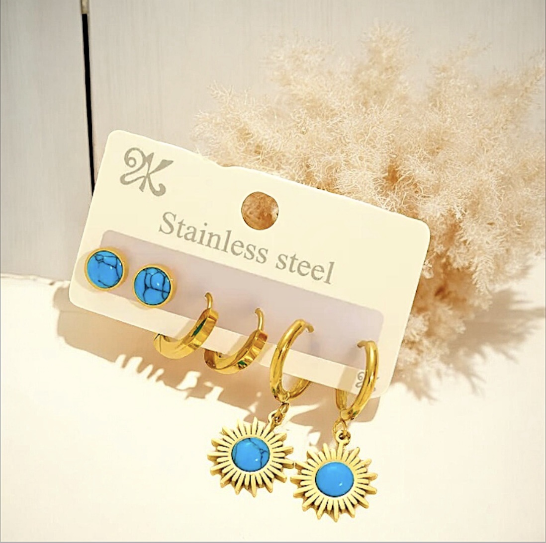 Boucles d’oreilles sunflower